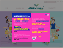 Tablet Screenshot of menstruasi.com